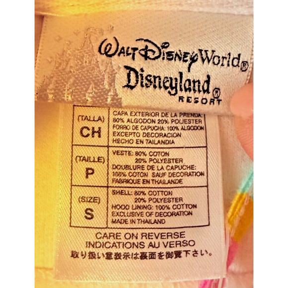 Disney World Sweatshirt Hoodie Large 2011 Mickey Minnie Goofy Pluto Embroidered - Picture 3 of 12